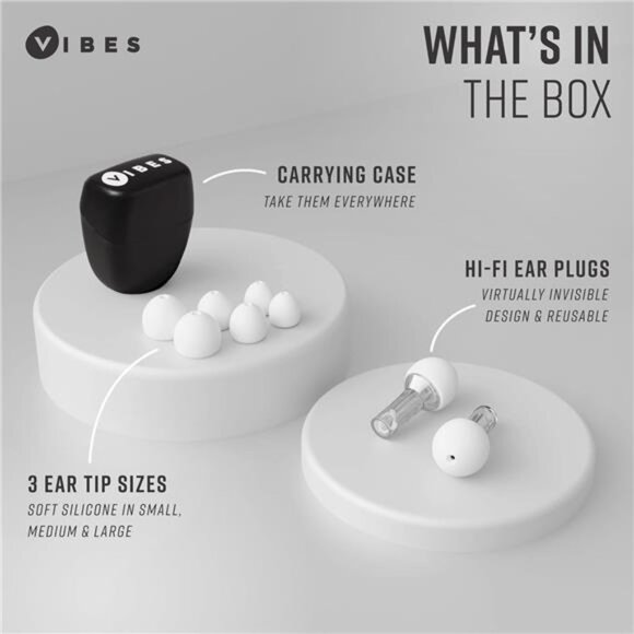 High Fidelity Concert Ear Plugs-Reusable Noise Reduction Earplugs for Loud Music - Picture 6 of 7